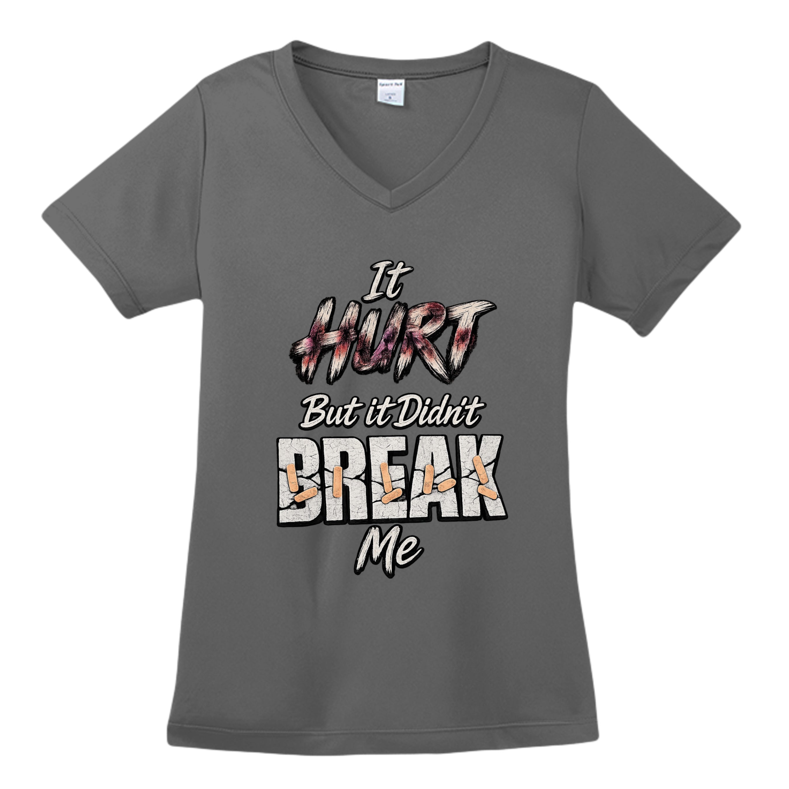 Dark Heather Grey - LPC54V - FRONT